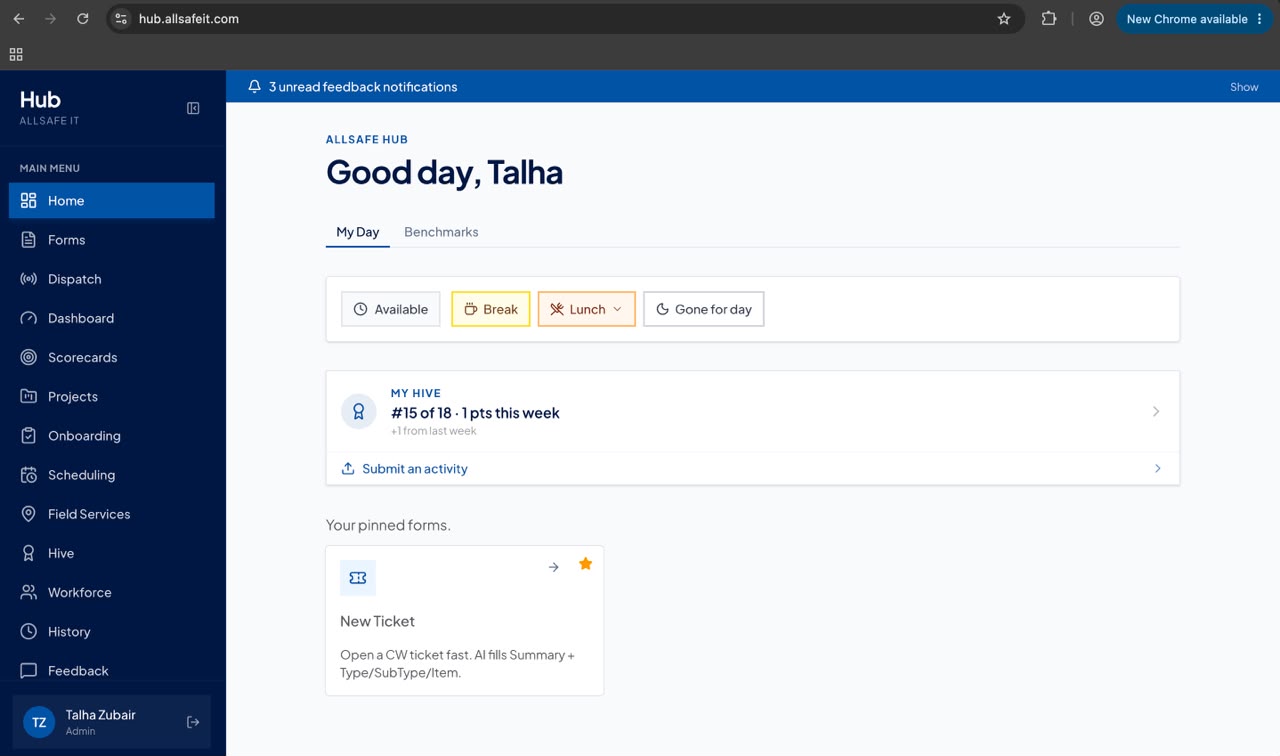 AllSafe Hub preview 1